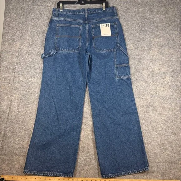 Reformation Diego Mid Rise Baggy Utility Carpenters Jeans Size 29 Revolve Anthro - Picture 13 of 16